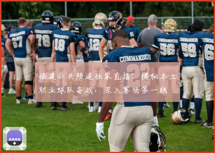 福建公共频道独家直播：揭秘本土职业球队备战，深入赛场第一线
